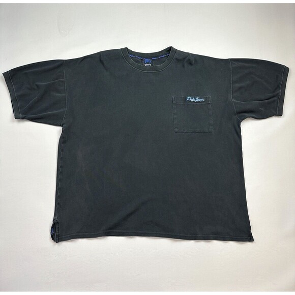 Vintage Phat Farm Shirt Mens Large Black Loungewear Collection Hip Hop Oversized - Picture 1 of 8